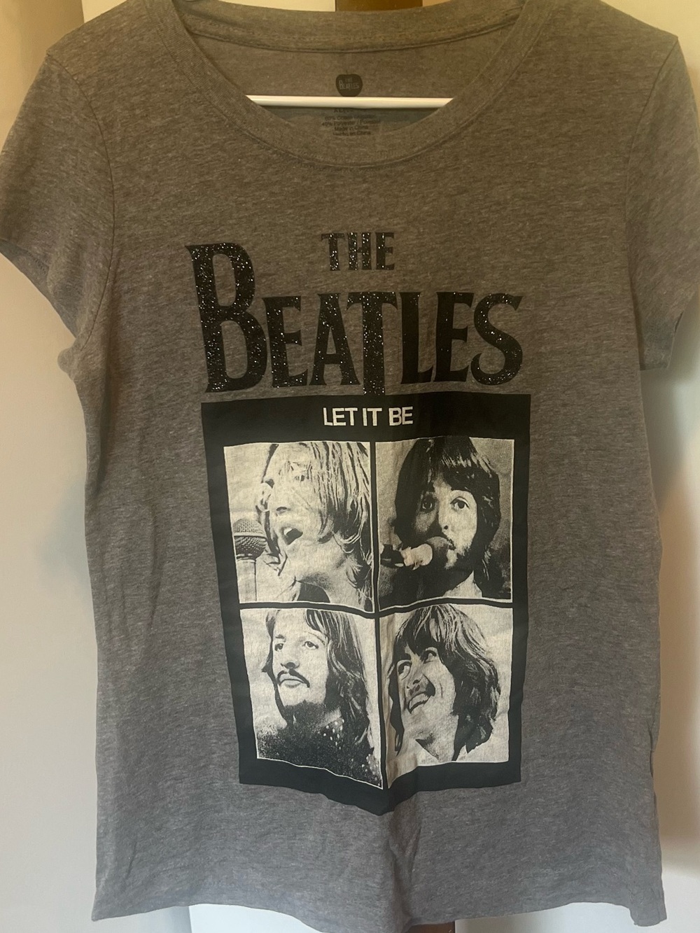Apple Kids Gray Beatles "Let It Be" Graphic Tee